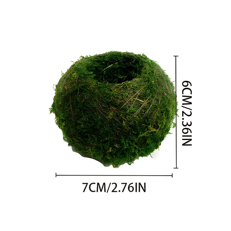 Artificial Moss Ball Planter,  - огляд і ціна Sphagnum Moss Dry