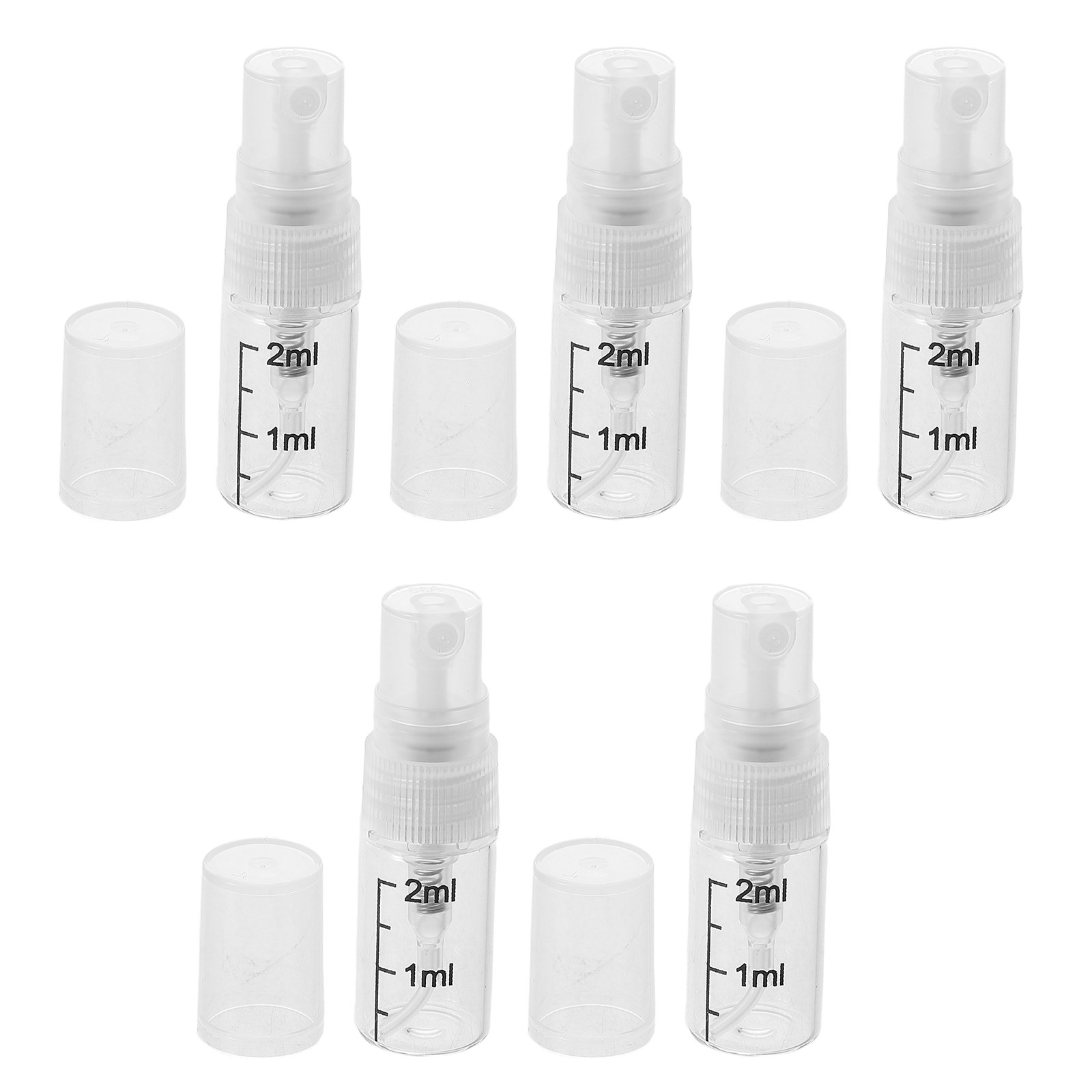 5Pcs Clear Glass Portable Spra - огляд і ціна Misting Bottle Fine