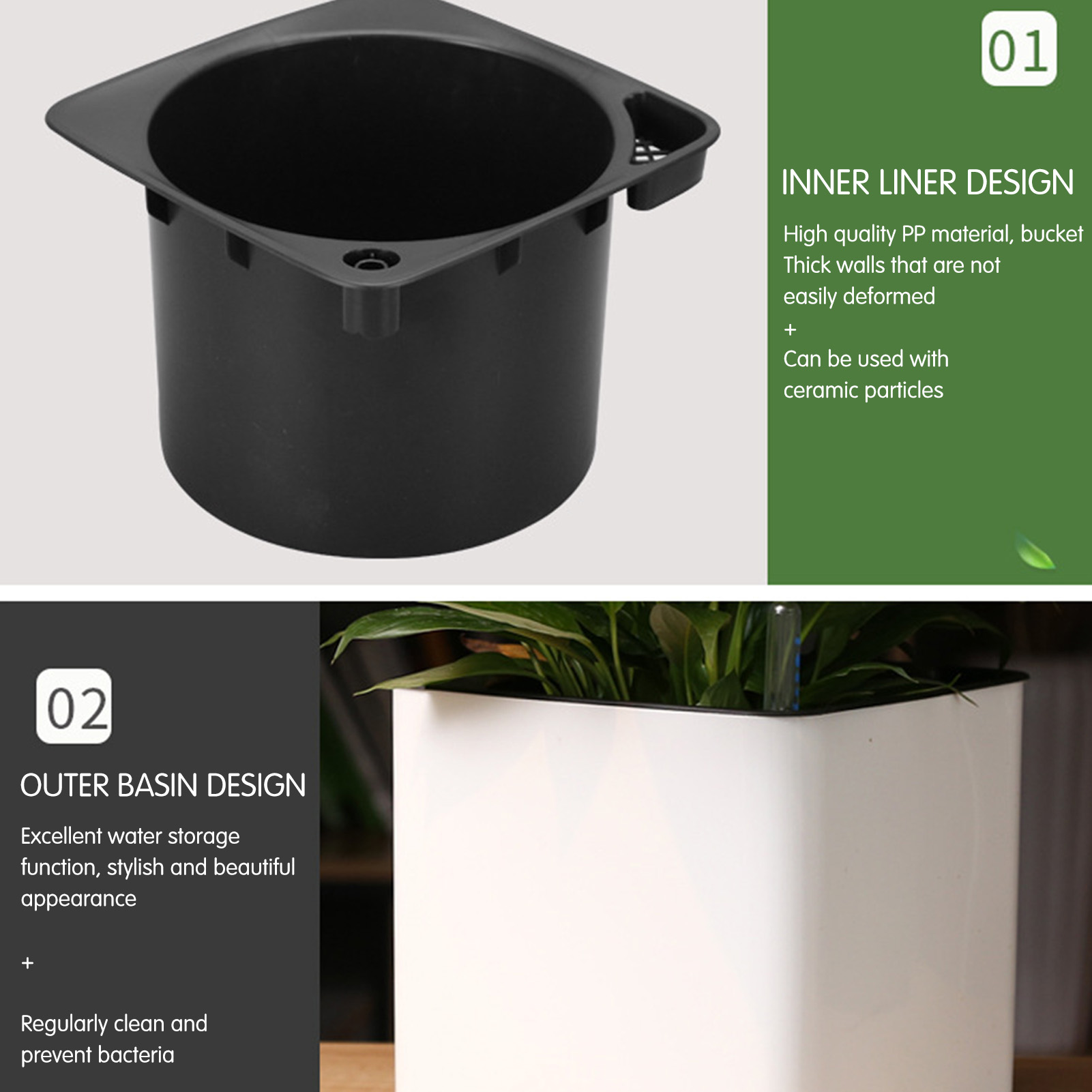 Self Watering Planter Self-wat - огляд і ціна Self Watering Insert