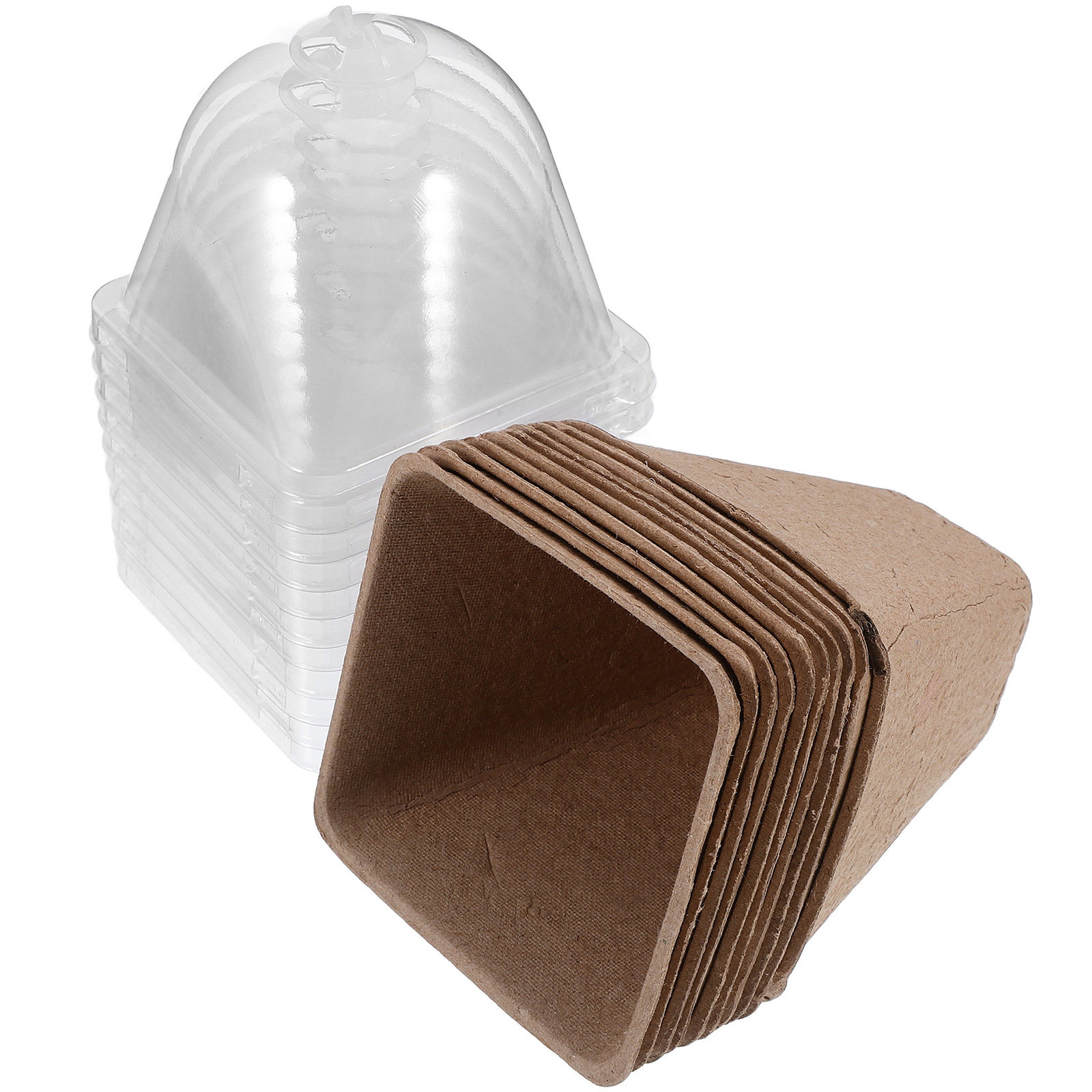 10Pcs Biodegradable Seedling S - огляд і ціна Humidity Dome Kit