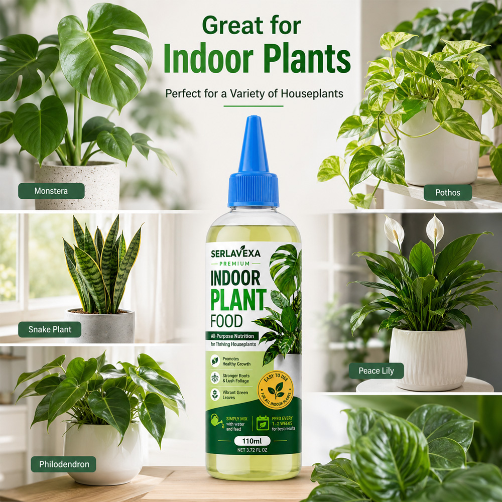 SERLAVEXA Indoor Plant Food 11 - огляд і ціна Root Stimulator Liquid